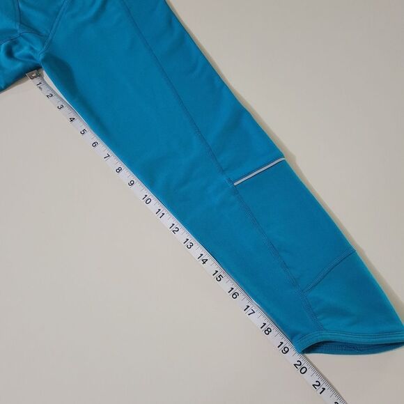 Nike Women's Dri-FIT Half-Zip Teal Athletic Running Hooded Pullover - Picture 7 of 16